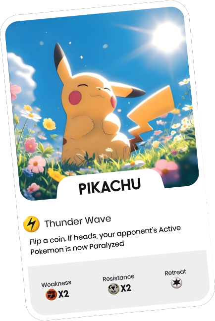 Pikachu Card